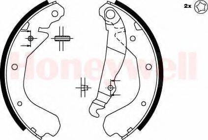 BENDIX 361417B Комплект гальмівних колодок