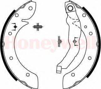 BENDIX 362368B Комплект гальмівних колодок