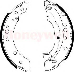 BENDIX 362409B Комплект гальмівних колодок