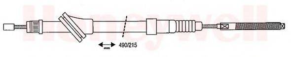 BENDIX 431038B Трос, стоянкова гальмівна система