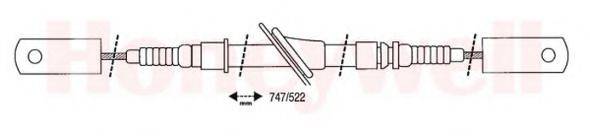 BENDIX 431097B Трос, стоянкова гальмівна система