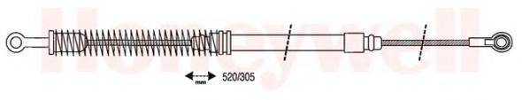 BENDIX 431248B Трос, стоянкова гальмівна система