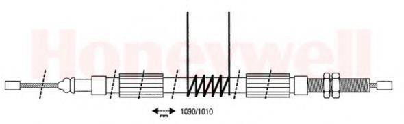 BENDIX 432170B Трос, стоянкова гальмівна система