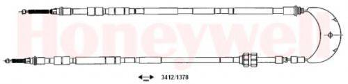 BENDIX 432187B Трос, стоянкова гальмівна система