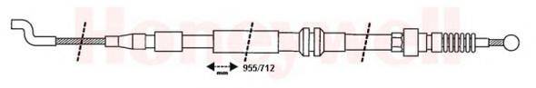 BENDIX 432813B Трос, стоянкова гальмівна система