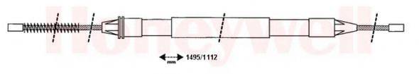 BENDIX 432819B Трос, стоянкова гальмівна система