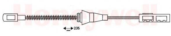 BENDIX 432913B Трос, стоянкова гальмівна система