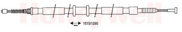 BENDIX 432992B Трос, стоянкова гальмівна система