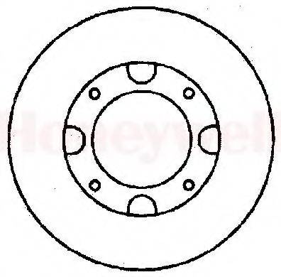 BENDIX 561125B гальмівний диск