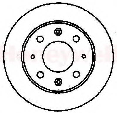 BENDIX 561144B гальмівний диск