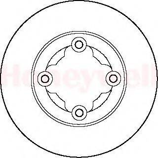 BENDIX 561226B гальмівний диск