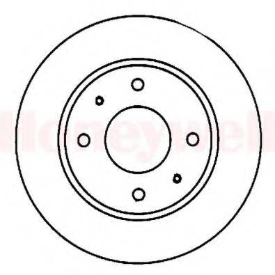 BENDIX 561285B гальмівний диск