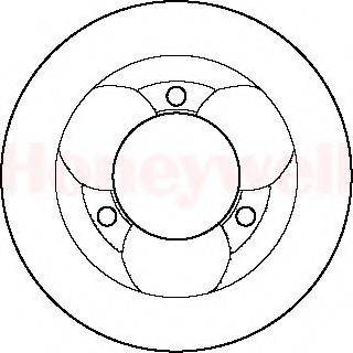 BENDIX 561366B гальмівний диск