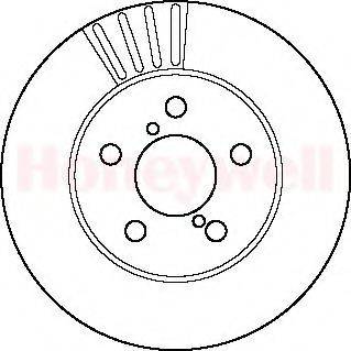 BENDIX 561750B гальмівний диск