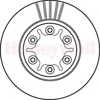 BENDIX 561798B гальмівний диск