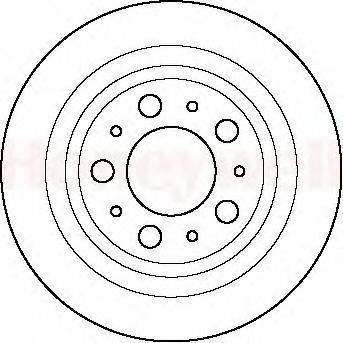 BENDIX 562087B гальмівний диск