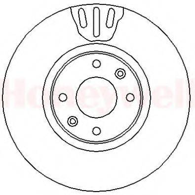 BENDIX 562321B гальмівний диск