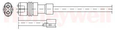 BENDIX 581318 Сигналізатор, знос гальмівних колодок