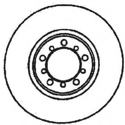 BENDIX 561283B гальмівний диск