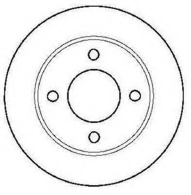 BENDIX 561683B гальмівний диск