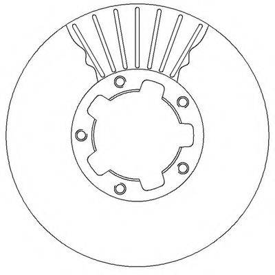 BENDIX 562247B гальмівний диск