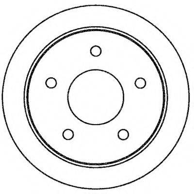 BENDIX 562264B гальмівний диск