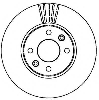 BENDIX 562268B гальмівний диск