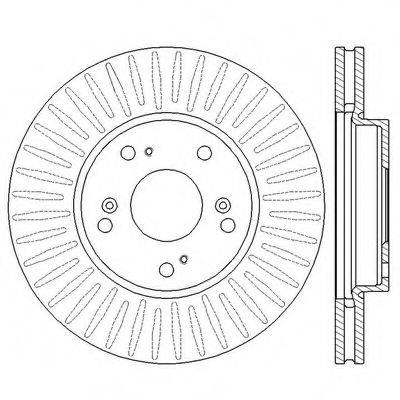 BENDIX 562547BC гальмівний диск