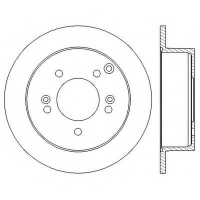 BENDIX 562552BC гальмівний диск