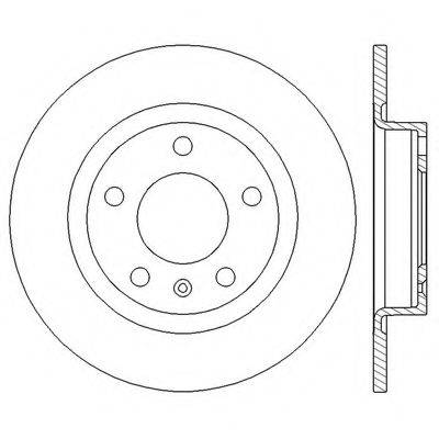 BENDIX 562580BC гальмівний диск