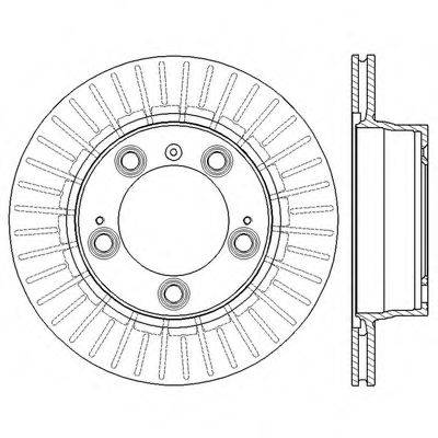 BENDIX 562584BC гальмівний диск