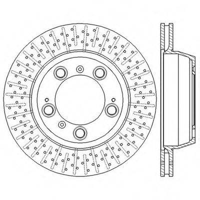 BENDIX 562585BC гальмівний диск