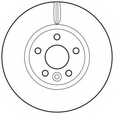 BENDIX 562628BC гальмівний диск