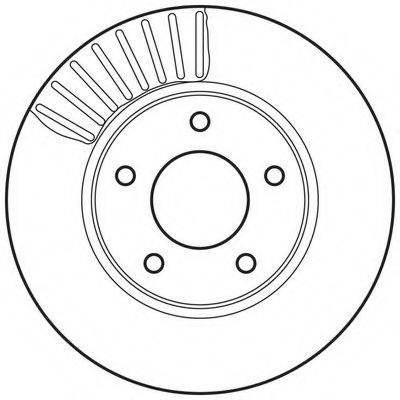 BENDIX 562675BC гальмівний диск