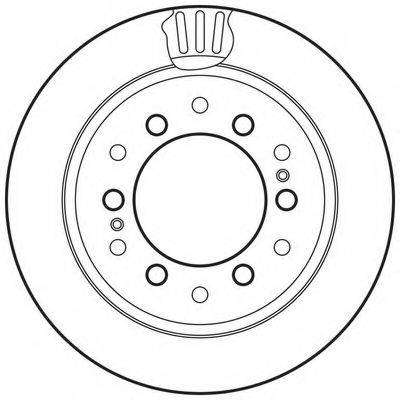 BENDIX 562738BC гальмівний диск