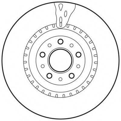 BENDIX 562760BC гальмівний диск