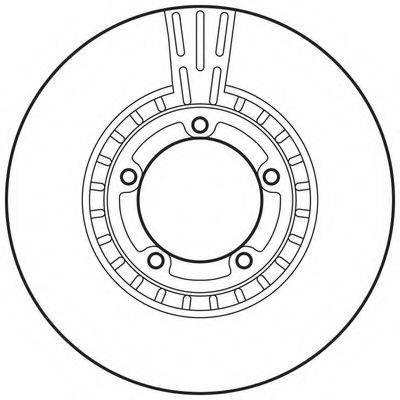 BENDIX 562768BC гальмівний диск