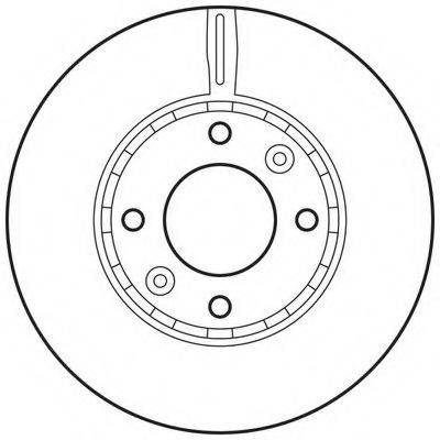 BENDIX 562799BC гальмівний диск