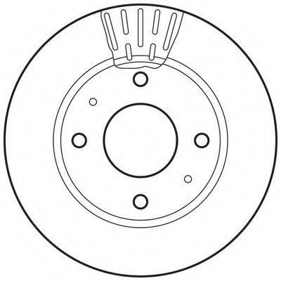 BENDIX 562806BC гальмівний диск