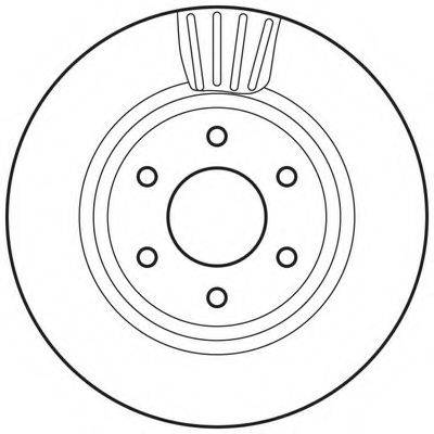 BENDIX 562813BC гальмівний диск