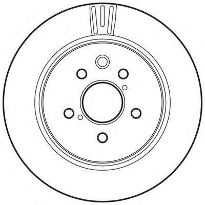 BENDIX 562823BC гальмівний диск