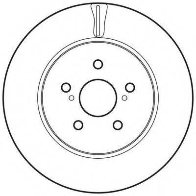 BENDIX 562824BC гальмівний диск