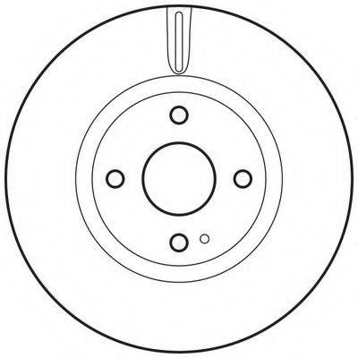 BENDIX 562834BC гальмівний диск