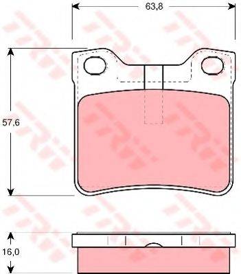 DR!VE+ DP1010100989 Комплект гальмівних колодок, дискове гальмо