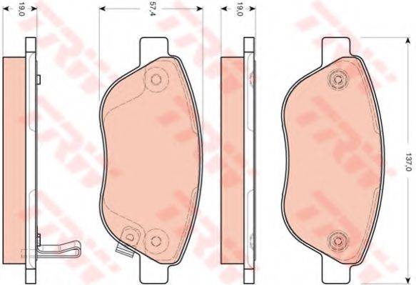 DR!VE+ DP1010100753 Комплект гальмівних колодок, дискове гальмо