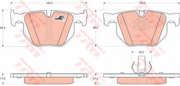 DR!VE+ DP1010100341 Комплект гальмівних колодок, дискове гальмо