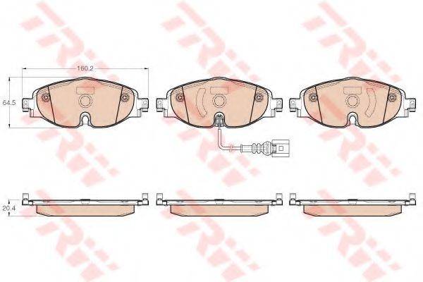 DR!VE+ DP1010100934 Комплект гальмівних колодок, дискове гальмо