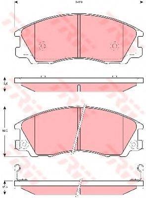 DR!VE+ DP1010100357 Комплект гальмівних колодок, дискове гальмо