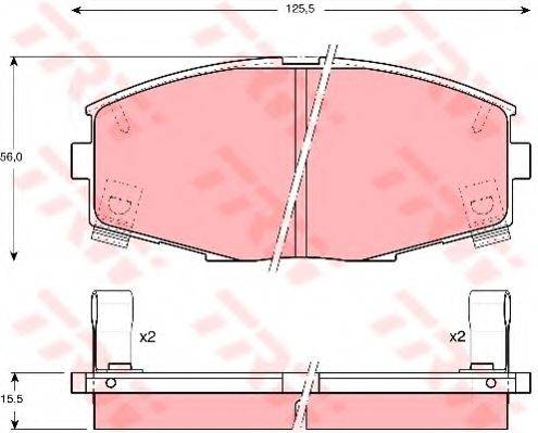 DR!VE+ DP1010100475 Комплект гальмівних колодок, дискове гальмо