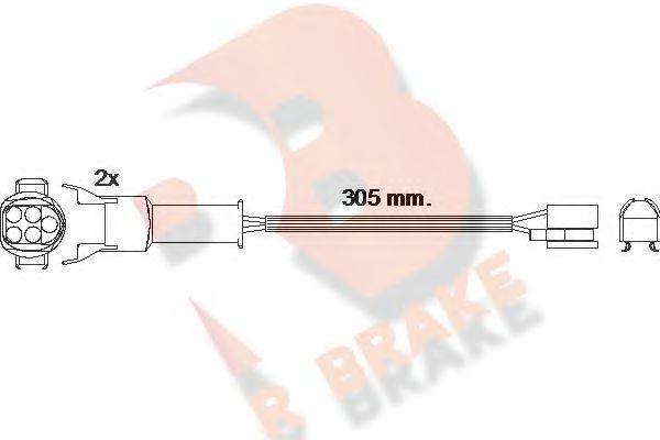 R BRAKE 610449RB Сигналізатор, знос гальмівних колодок